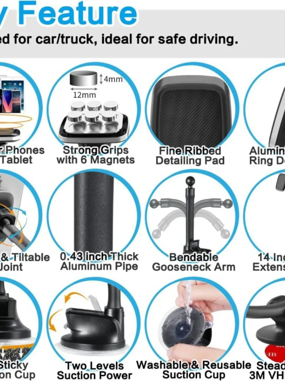 1Zero Magnetic Phone Car Mount